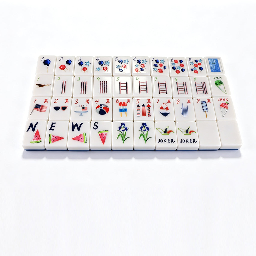 Summer Fun Mahjong Tiles