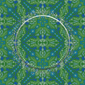 Emerald Lace Mahjong Mat