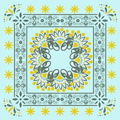 Morning Meadow Neoprene Mahjong Mat